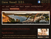 Tablet Screenshot of hasselldental.com